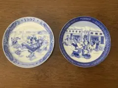 【未使用品】ディズニー イヤープレート6枚(97-98、00-01、06-07)