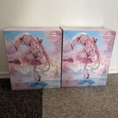 桜ミク　フィギュア 2個セット