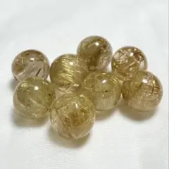 紫*様 ゴールドルチル 8mm前後 8粒 ②