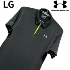 UNDER ARMOUR ストライプ グレー シャツ Lサイズ