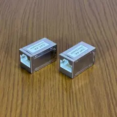 10Gbps対応 Cat6A LANケーブル中継コネクター 2個組 未使用新品のサムネイル