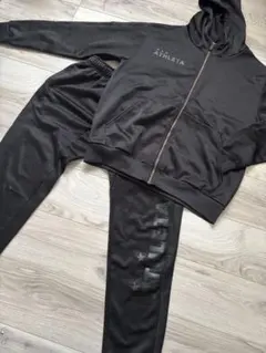 【値下げ】 ATHLETA ブラック スウェットセット M