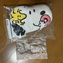 スヌーピー ミスタードーナツ クッション、ハンドタオル