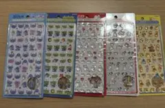 正規品 ボンボンドロップシール ミニ ディズニー 5点セット