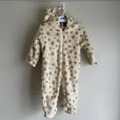 1/31まで【新品未使用】kid's zoo ロンパース 80 フリース