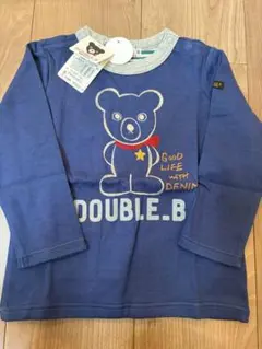ミキハウス DOUBLE.B 長袖Tシャツ 90cm ロンTのサムネイル