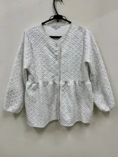 しまむら SEASONREASON ダイヤ キルト ペプラム カーディガン