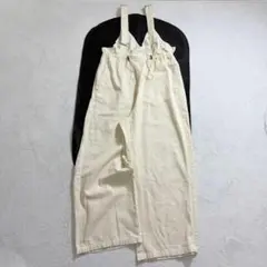 ジャバ× クラシカルエルフ/ワークデニムサロペット/セミワイド/ロゴタグ/L完売のサムネイル
