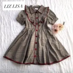 2026年最新】LIZ LISA 柄：チェック レディース 半袖ミニワンピースの