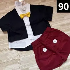 リトシー　ディズニー　ミッキー　なりきり　半袖　コスプレ　90