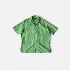 90sポロバイラルフローレン CALDWELL Silk/Linen Green