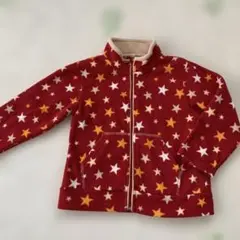 星柄フリースジャケット 100cm