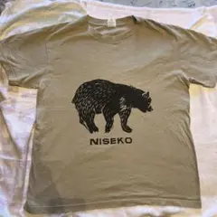 ニセコ　熊　Tシャツ　M