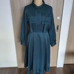 アクシーズファム深緑ワンピース