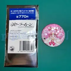 ちびムーン オーロララメ 缶バッジ セーラームーン ローソン 缶バッチ