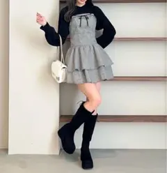 マジェスティックレゴン ひざ丈ワンピース