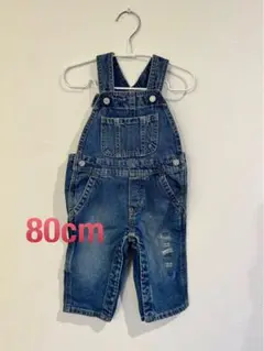 【未使用】GAP 80cm デニムオーバーオール 12-18ヶ月 新品タグ付き