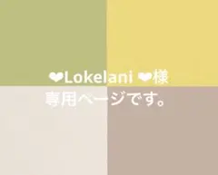❤︎Lokelani ❤︎様専用ページです。