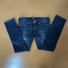BACK NUMBER. ダークブルーレディース スキニーデニム　サイズ29