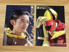 ゴジュウジャー ポストカード 竜儀 ティラノ