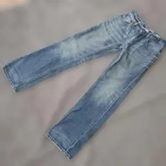 k1098 Gap KIDS 1969【150】デニムブルー ストレートパンツ