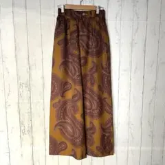 MILANO SPORTS ペイズリー柄 ワイドイージーパンツ ゆったり古着