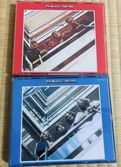 【良品の盤面・名盤】ザ・ビートルズ赤盤&青盤⭐️2アルバムセット