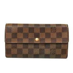 ルイヴィトン M61724 サラ ダミエ エベヌ 長財布 カード6