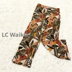 エルシーワイキキ　リラックスパンツ　プリントパンツ　総柄　ボタニカル柄　XL