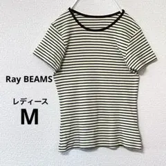 レイビームス 半袖Tシャツ レディース M相当　ビームス ストライプ