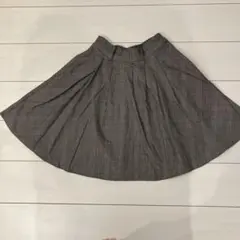 【earth music&ecology】チェック　ミニスカート