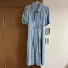 新品未使用　ミルクティー　マタニティ 授乳服  デニムワンピース 産前産後