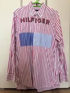 Tommy hilfiger ストライプシャツMサイズ