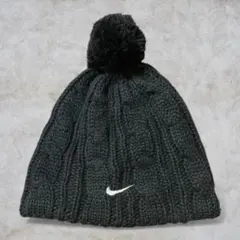 希少 00's old nike 台湾製 ボンボン ニット帽 NIKE