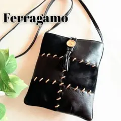 良品 フェラガモ アンティーク ヴィンテージ ポシェット 鞄 レディース メンズ