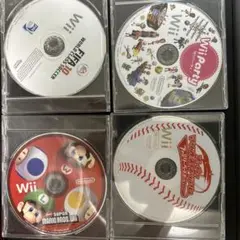 【大幅値下げ】ジャンク　Wiiソフトのみ4枚セット