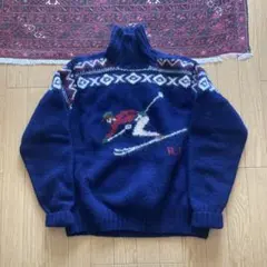 カ*ー様 ラルフローレン レア　ハンドメイドニット　タートルネック
