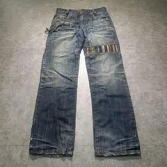 希少品】リメイク デニムパンツ ドッキングベルボトム 古着 - メルカリ