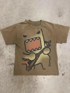 ドーモくんギター y2k sk8 Tシャツ ブラウン
