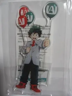 ★ナムコ限定★僕のヒーローアカデミア スタンド付きアクリルプレート 緑谷出久