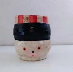 增田光 小熊湯吞