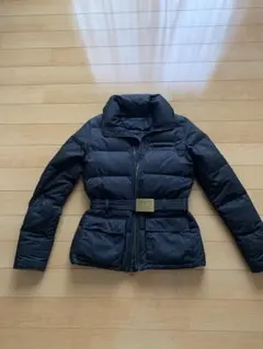 ポロラルフローレン　ベルト付きブラックダウンジャケット　レディースMサイズ