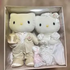 超希少超レア品　桂由美　ハローキティ・ダニエルウェディングドール大　ペアセット