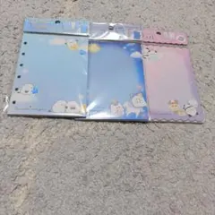 オバケーヌ シマエナガ もちぱん シール帳 リフィル シール台紙 ３点セット