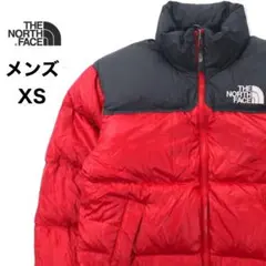 ノースフェイス　ヌプシ　ダウンジャケット　メンズ　XS レッド　700フィル