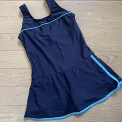 スカート付きネイビー水着　130