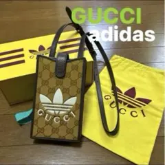 GUCCI× adidas コラボ スマホショルダー