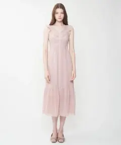 シフォンレースピンタックワンピースのサムネイル