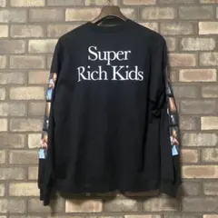 cloudy super rich kids カットソー　アフリカブラックロンT