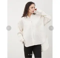 ミラオーウェン フレンチリネンシャツ トップス